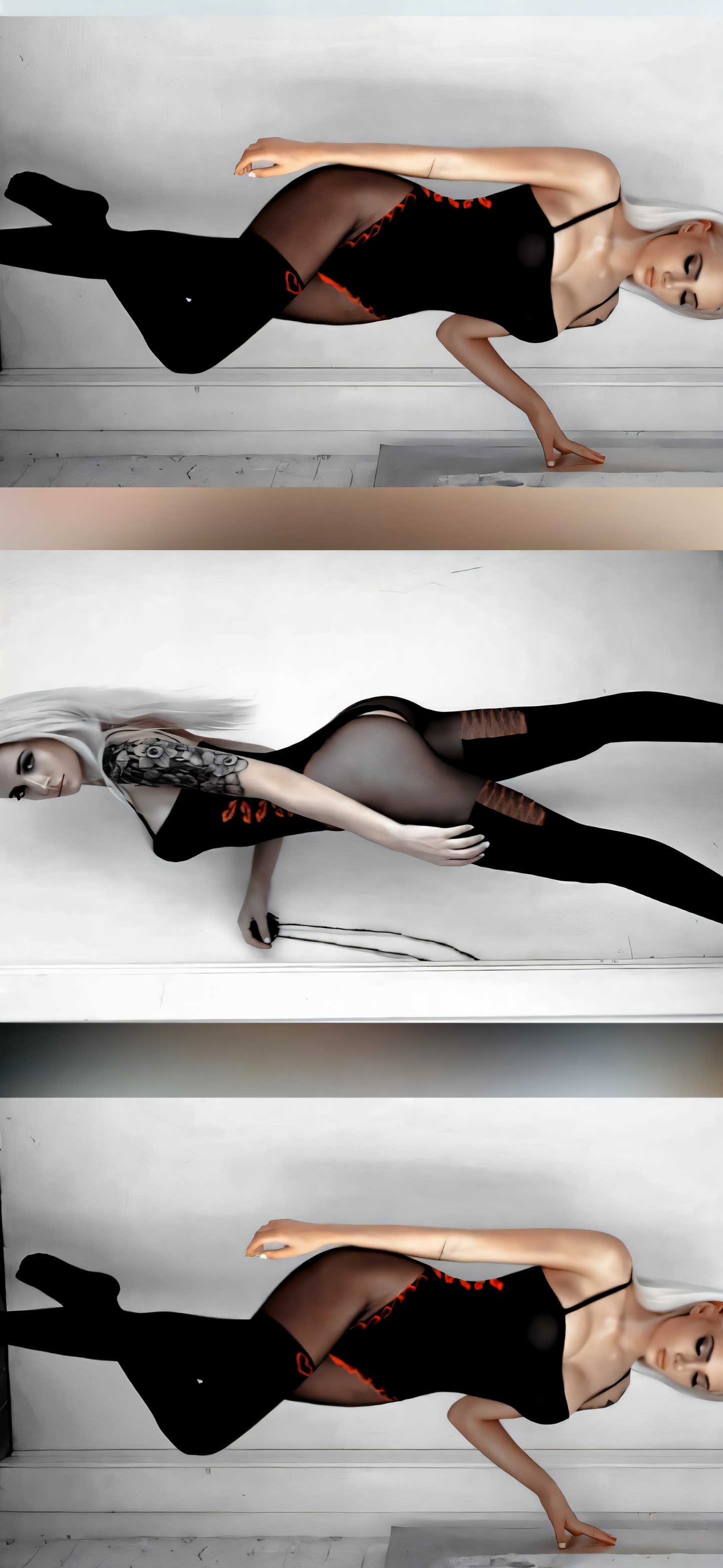 siyah vücut çorabı