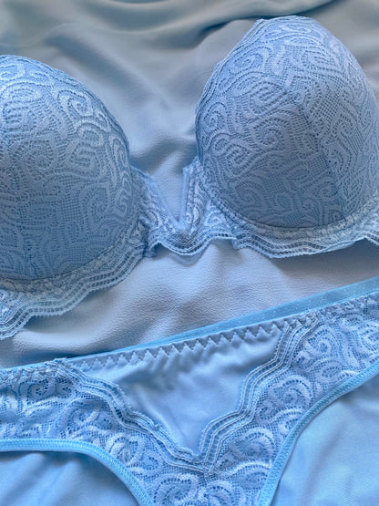 Mavi İç Çamaşırı Takımı