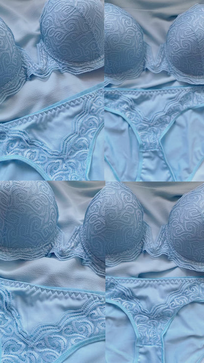 Mavi İç Çamaşırı Takımı